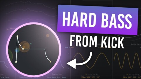 HARD BASS from a KICK – Ableton Tip #shorts