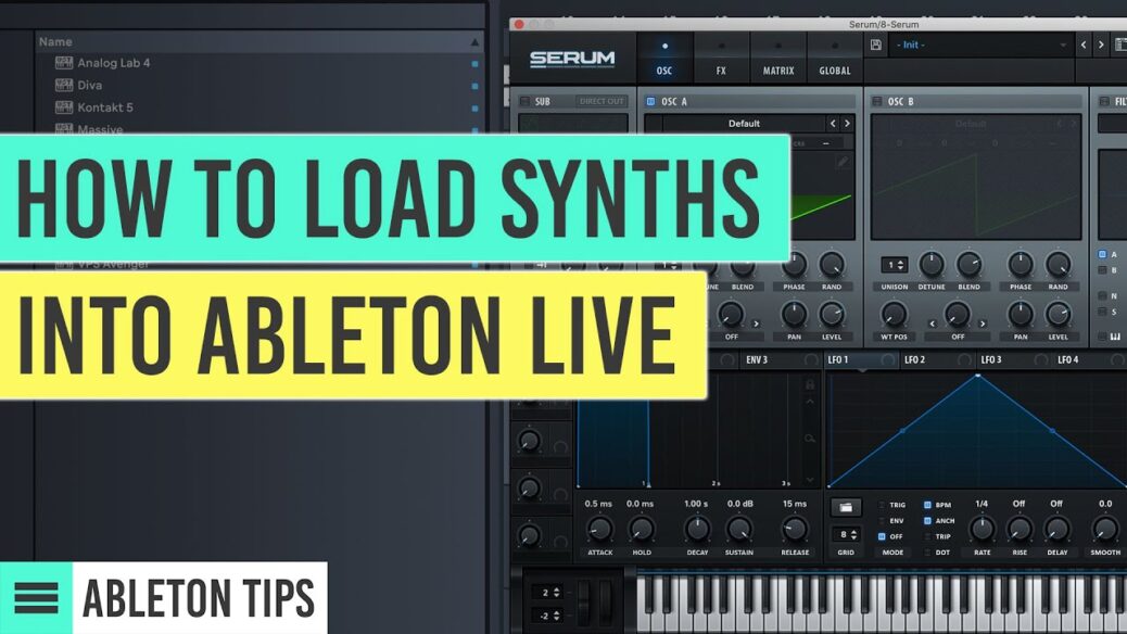 How To Load VST Instruments into Ableton Live [Ableton Tutorial