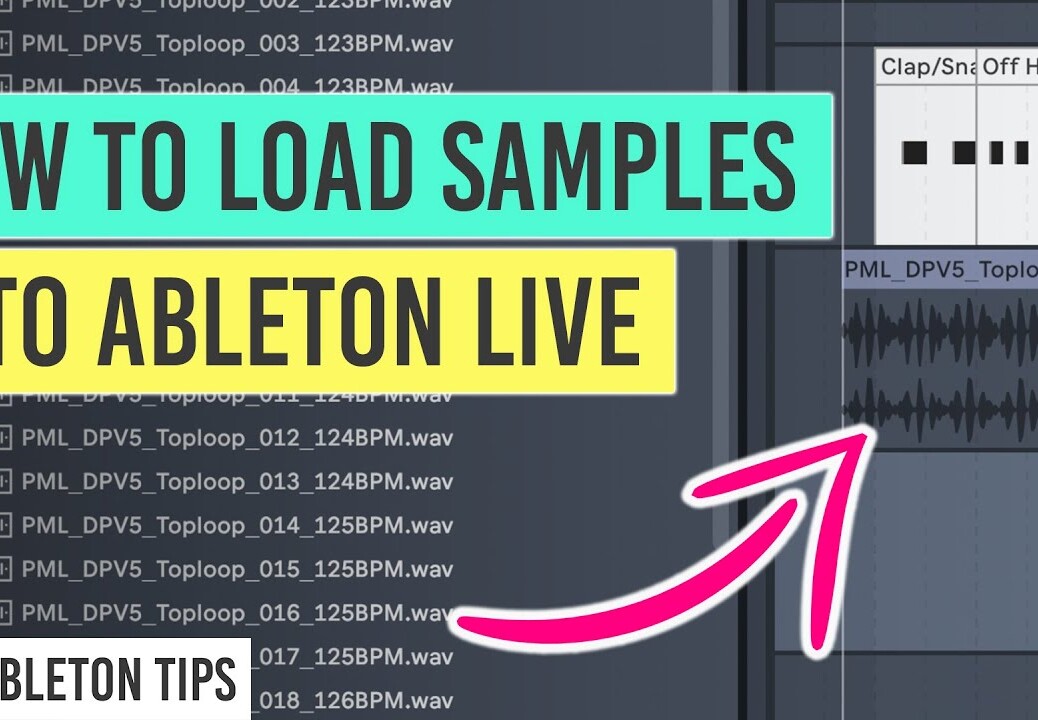 How To Load Samples into Ableton Live  [Ableton Tutorial]