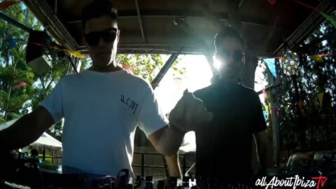 REBELS LAND · David Gtronic B2B Chad Andrew · Benimussa Park Ibiza © www.Allaboutibizatv.net