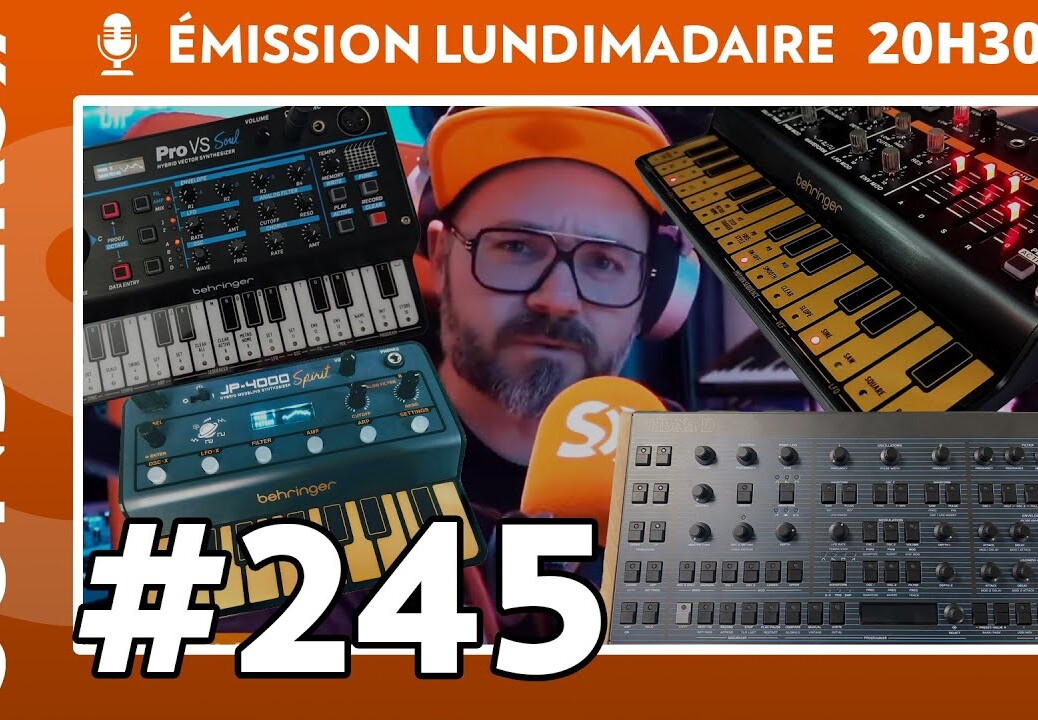 Emission live #245 – Une déferlante Behringer (ft. Cobb Nolan)