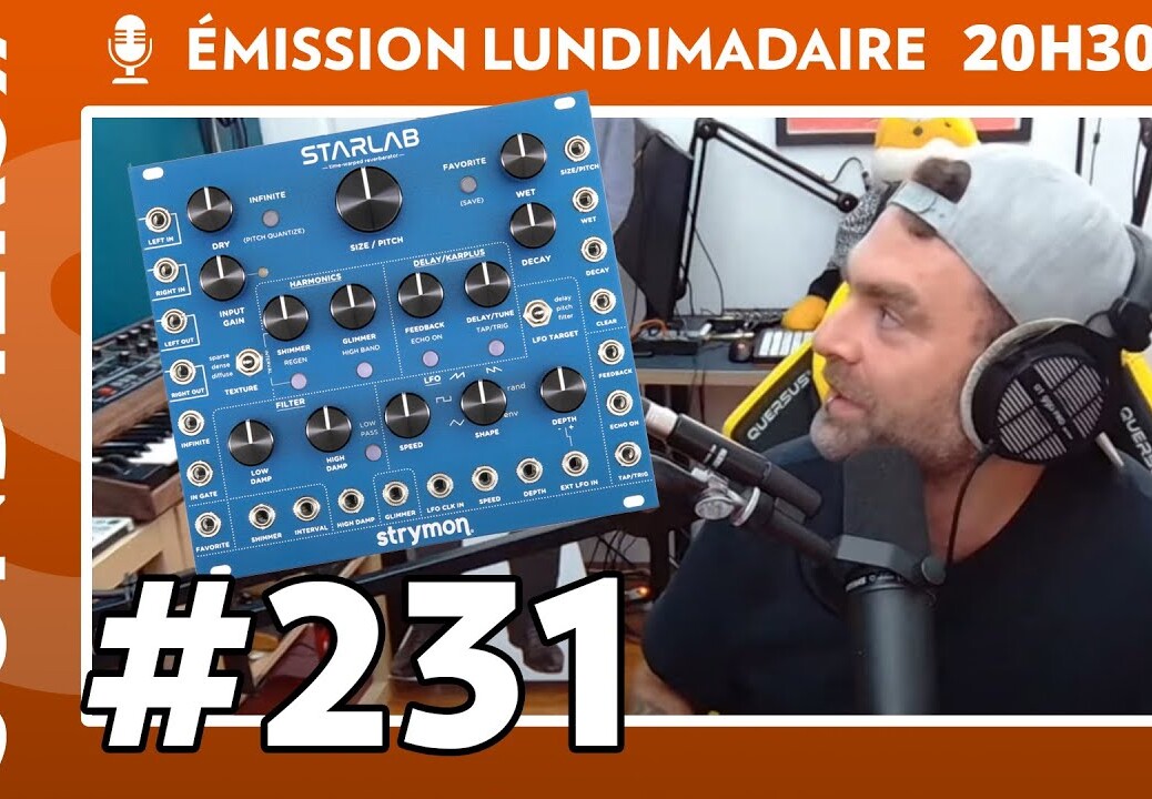 Emission live #231 – Strymon Starlab et Zoom R20 (ft. Toxic Avenger)