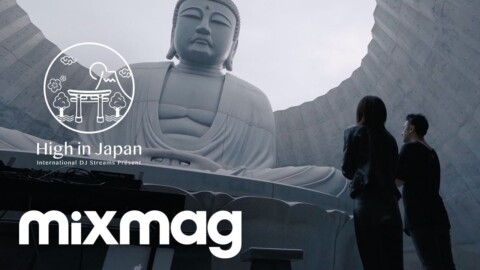Drunken Kong DJ set on the Hill of the Buddha, Japan.