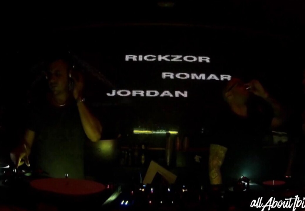 RICKZOR b2b ROMAR b2b JORDAN [ MuM ] at SANKEYS IBIZA © AllaboutibizaTV