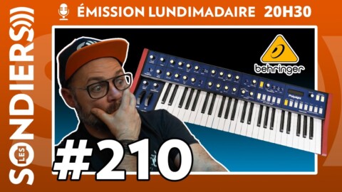 Emission live #210 – Un BEHRINGER PolyEight en préparation (copie du Korg Polysix)