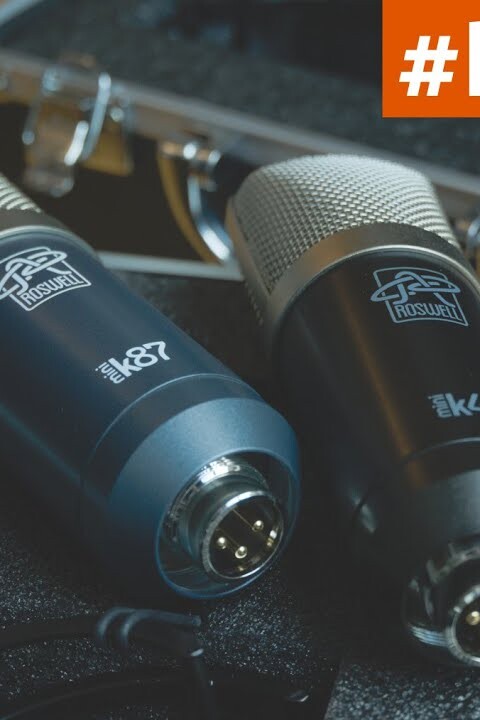 ROSWELL PRO AUDIO MINIK47 ET MINIK87: micro vintage ou micro neutre ?