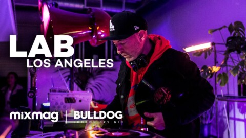 Peanut Butter Wolf vinyl set in The Lab LA