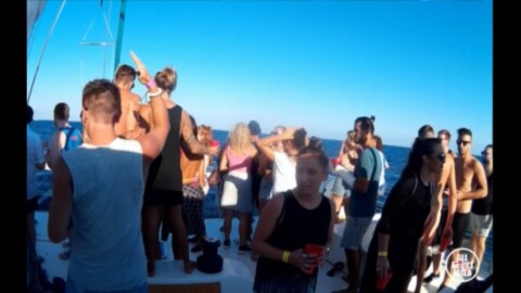 ZUER b2b FRANK MENDEZ Boat Party by Capadi Rebels © AllaboutibizaTV