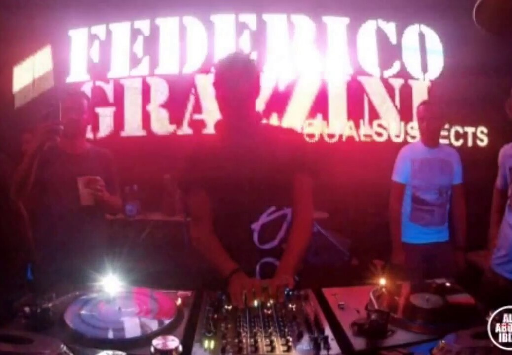 FEDERICO GRAZZINI at UNUSUAL SUSPECTS SANKEYS IBIZA © AllaboutibizaTV