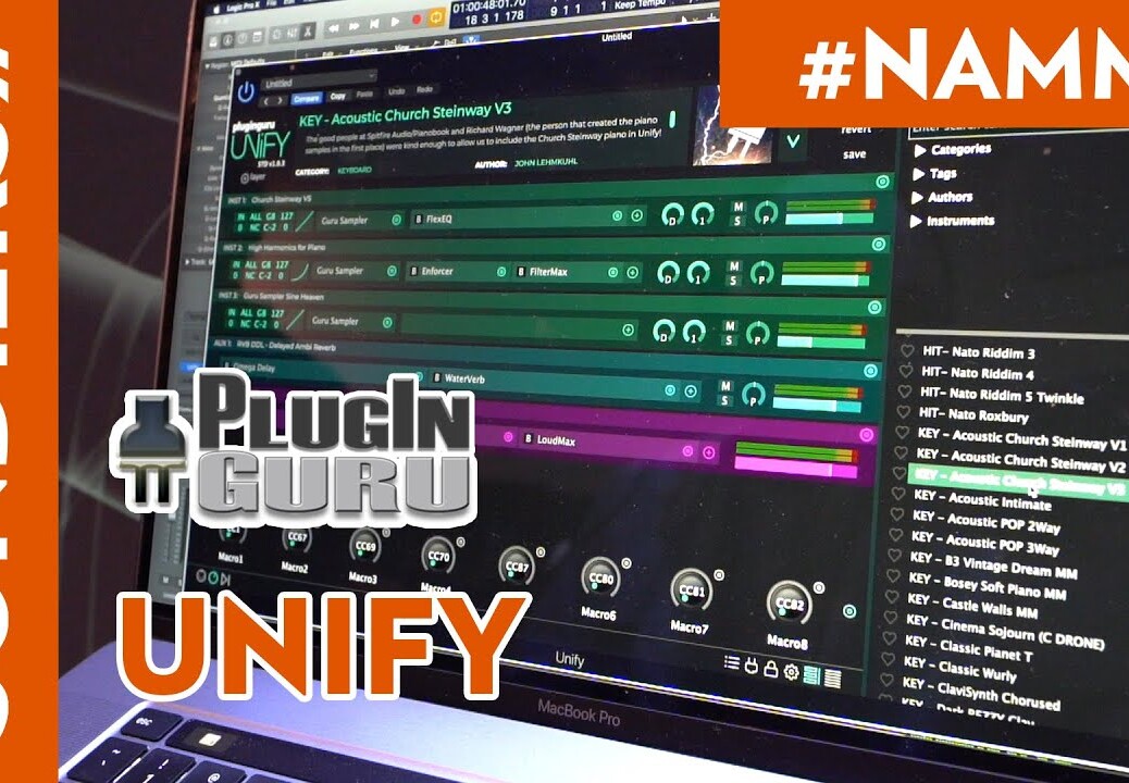 [NAMM2020] PLUGINGURU UNIFY