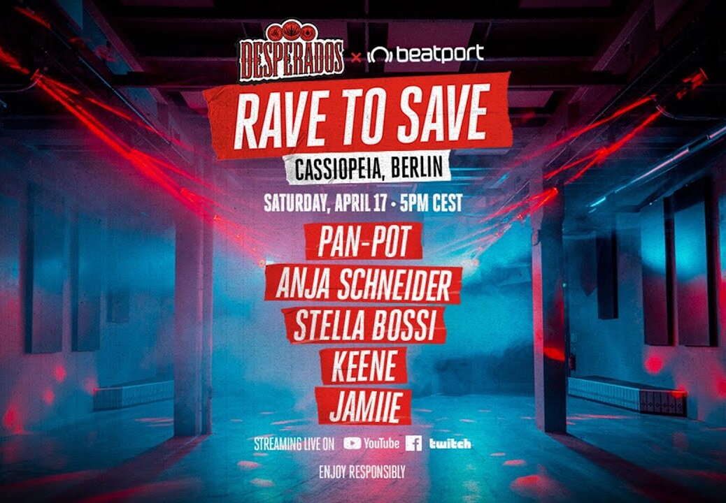 JAMIIE DJ set – Rave to Save Cassiopeia Berlin |  @Desperados  x  @Beatport  Live