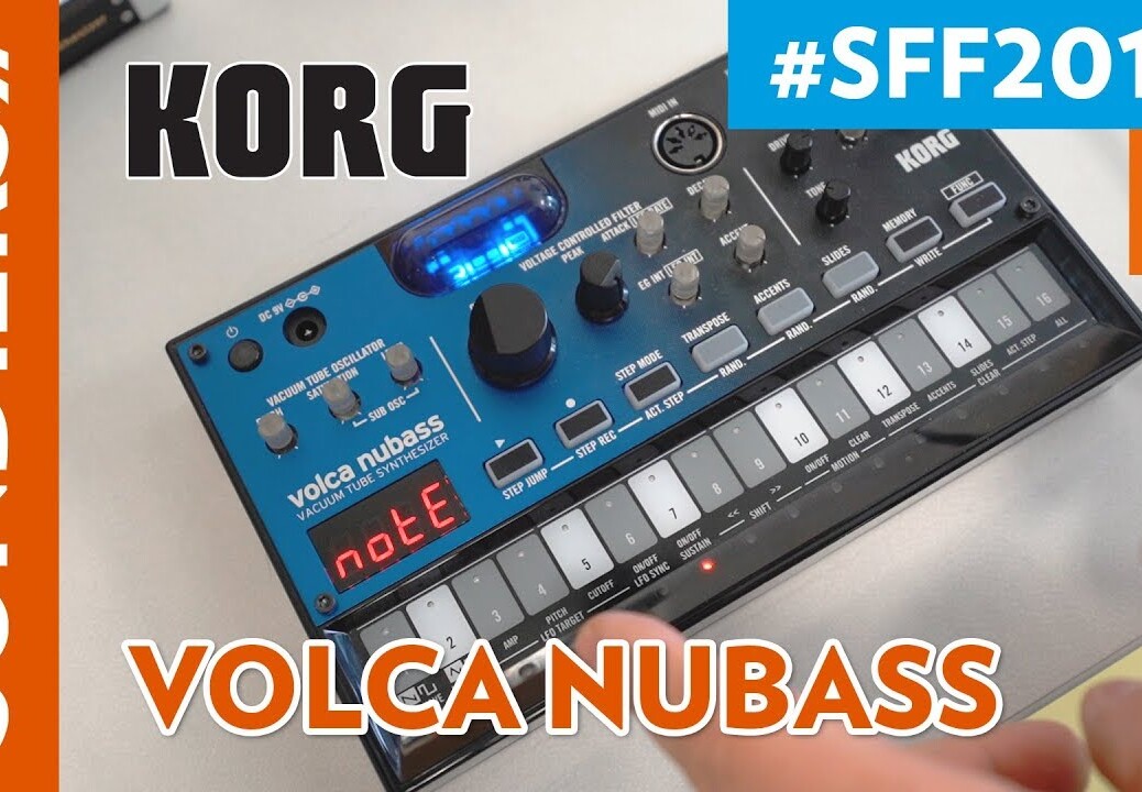 [SYNTHFEST FR 2019] KORG VOLCA NUBASS – Premier contact