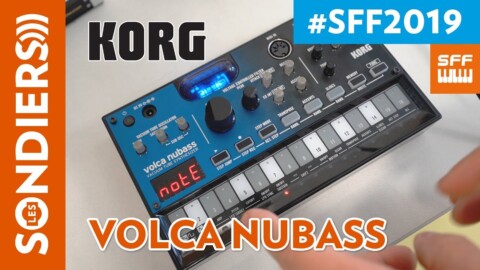 [SYNTHFEST FR 2019] KORG VOLCA NUBASS – Premier contact