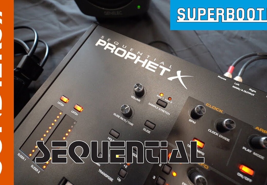 [SUPERBOOTH 2019] SEQUENTIAL PROPHET X Firmware v2.0 (doublage français)