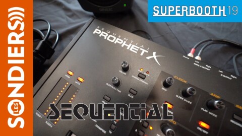 [SUPERBOOTH 2019] SEQUENTIAL PROPHET X Firmware v2.0 (doublage français)