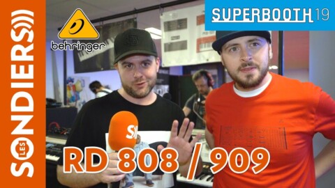 [SUPERBOOTH 2019] BEHRINGER EXPLIQUE LA CONCEPTION DU RD 808 ET DU RD 909