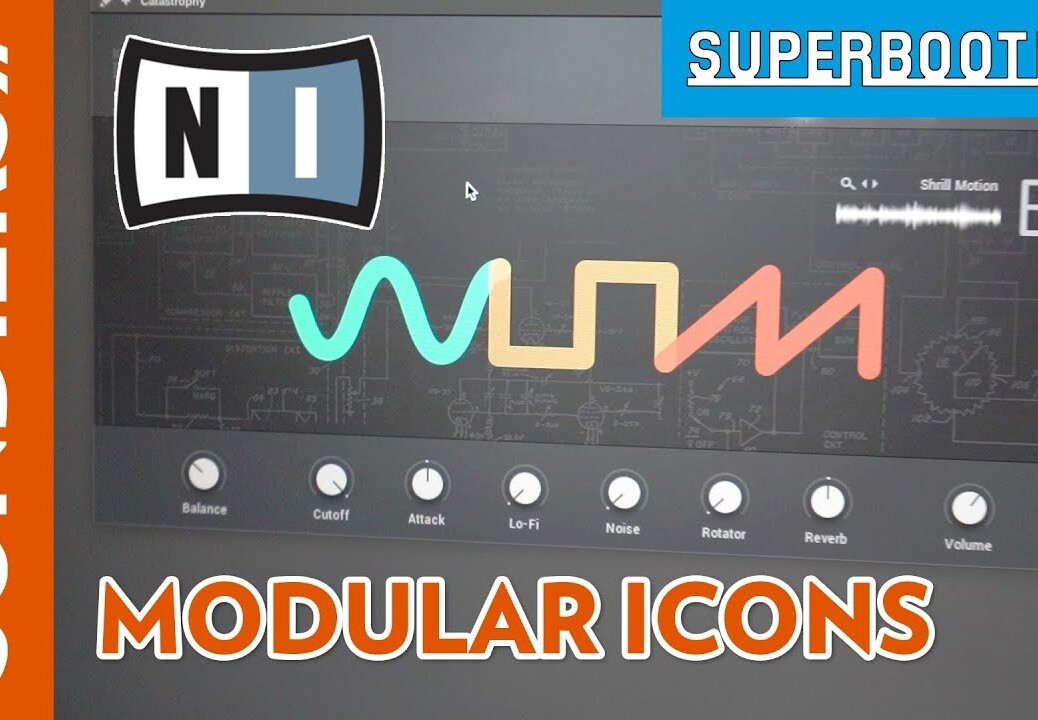 [SUPERBOOTH 2019] NATIVE INSTRUMENTS MODULAR ICONS = WOW !