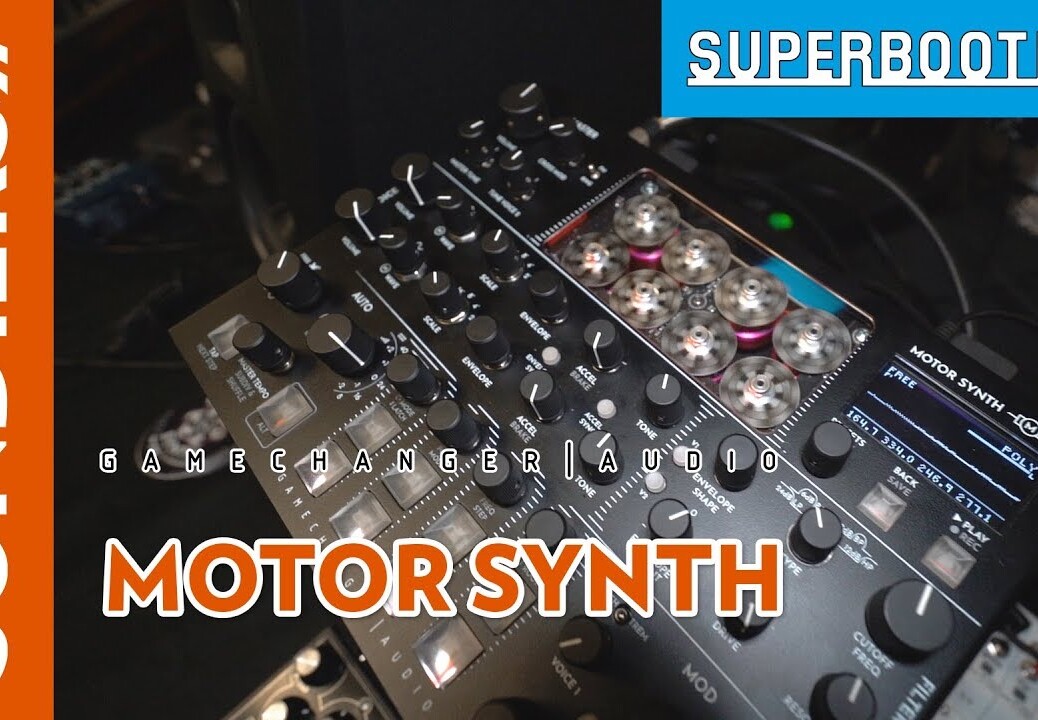 [SUPERBOOTH 2019] GAMECHANGER AUDIO MOTOR SYNTH DEMO (no talking)