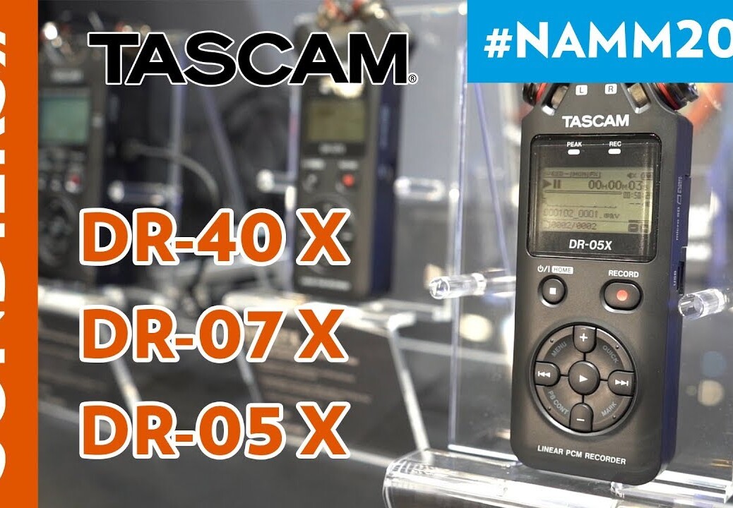 [NAMM 2019] TASCAM DR-40x / DR-07x / DR-05x