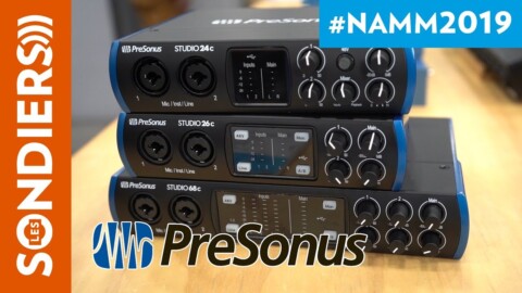 [NAMM 2019] PRESONUS INTERFACES AUDIO USB-C 24C / 26C / 68C / 1810C / 1824C