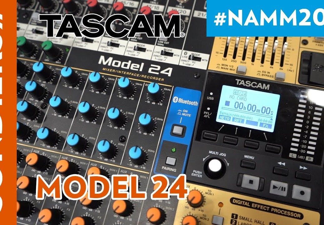 [NAMM 2019] TASCAM MODEL 24