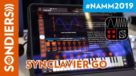 [NAMM 2019] SYNCLAVIER GO / SYNCLAVIER KNOB