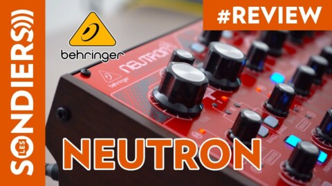 BEHRINGER NEUTRON : Synthétiseur semi-modulaire analogique et en plus il est rouge