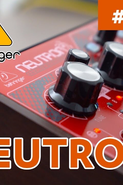 BEHRINGER NEUTRON : Synthétiseur semi-modulaire analogique et en plus il est rouge