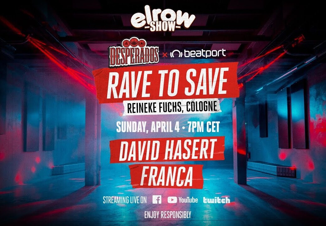 Franca DJ set – Rave to Save Reineke Fuchs | elrowSHOW x @Desperados x @Beatport Live