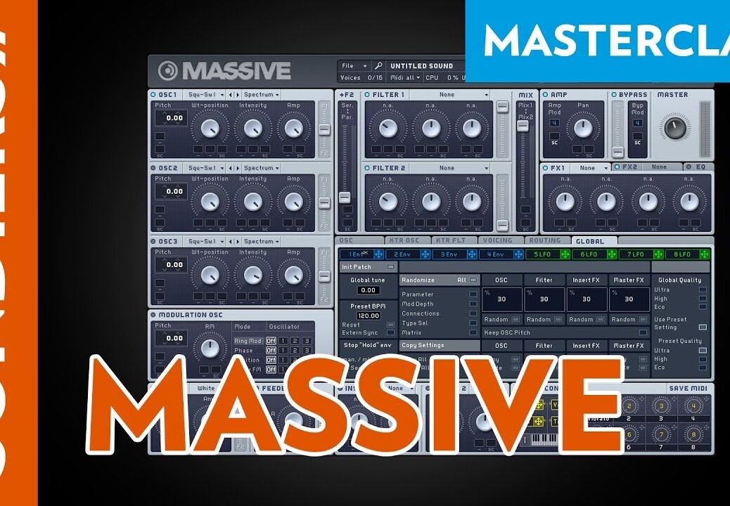 Sound design avec NI Massive – Les masterclass du jeudi