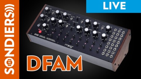 MOOG DFAM – Premières minutes en live / démo