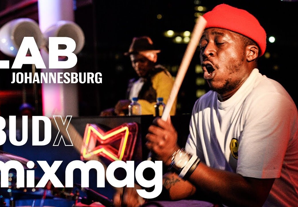 Black Motion epic live drum afro house set in The Lab Johannesburg