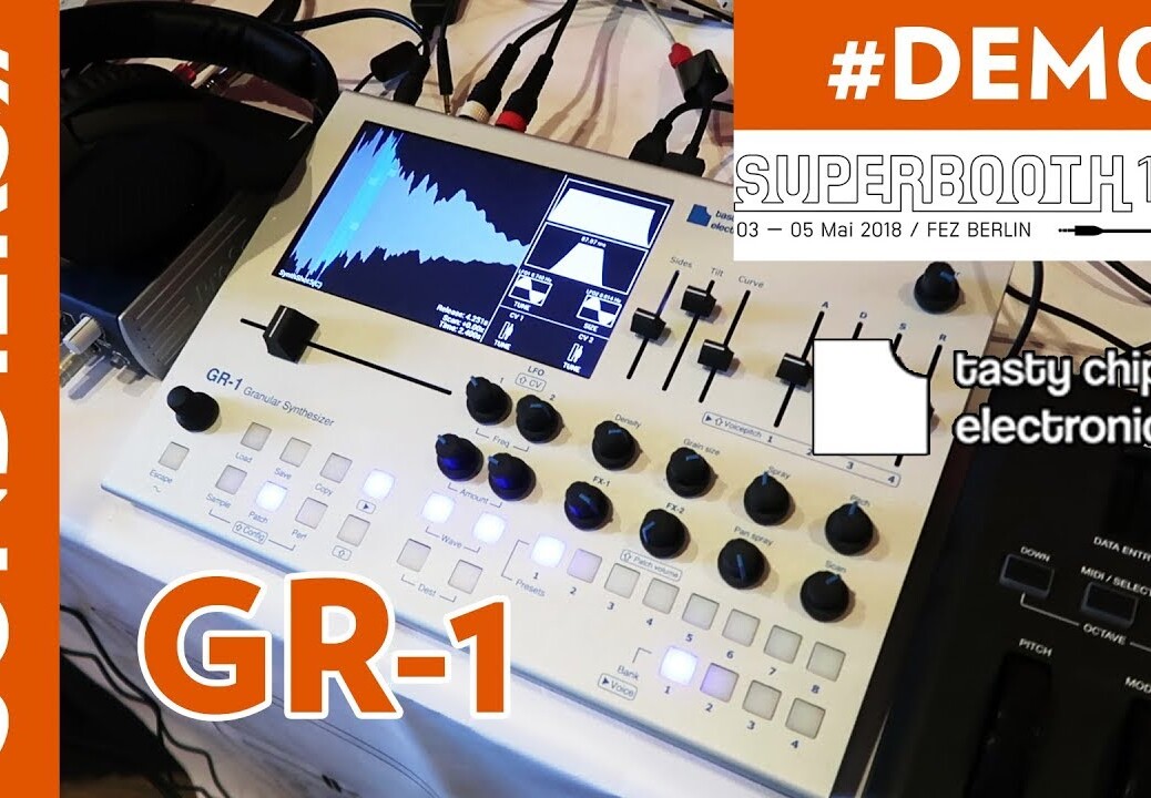 [SUPERBOOTH 2018] Tasty Chips Electronics GR-1 – Synthétiseur granulaire