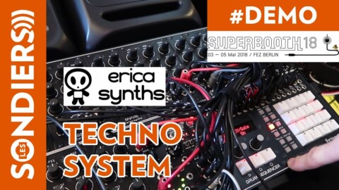 [SUPERBOOTH 2018] ERICA SYNTHS Techno Industrial Drums System