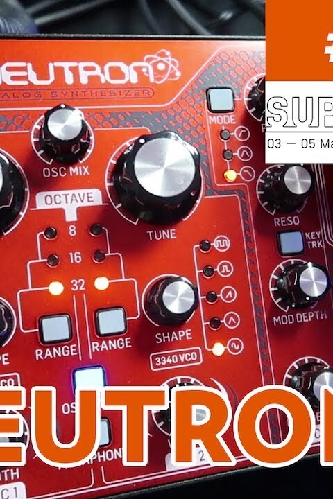 [SUPERBOOTH 2018] BEHRINGER NEUTRON – Démo impromptue autant qu’incomplète