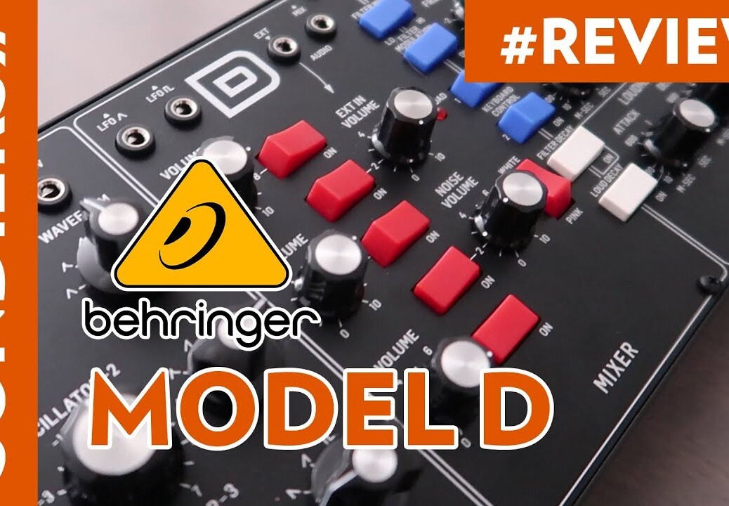 BEHRINGER MODEL D – Synthétiseur analogique semi modulaire monophonique test et démo