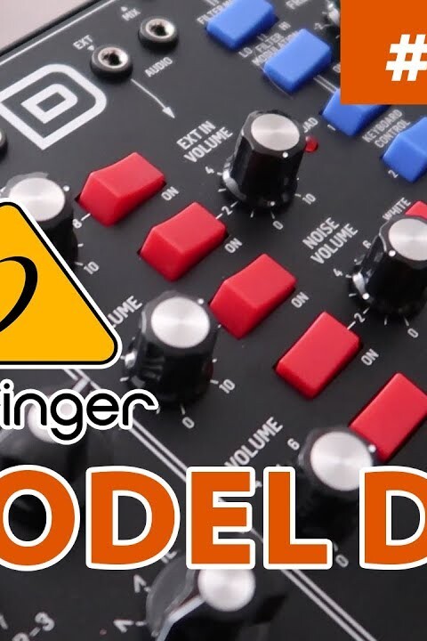 BEHRINGER MODEL D – Synthétiseur analogique semi modulaire monophonique test et démo