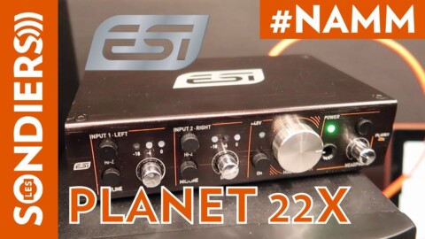 [NAMM 2018] ESI PLANet 22X : 2 channel audio interface via ethernet