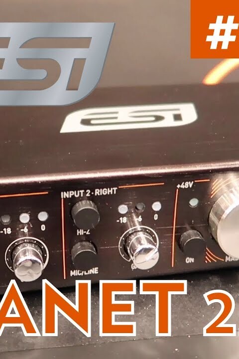 [NAMM 2018] ESI PLANet 22X : 2 channel audio interface via ethernet