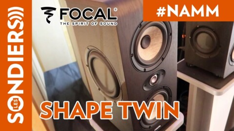 [NAMM 2018] Focal Shape Twin : nouvelles enceintes de monitoring adaptées au home studio