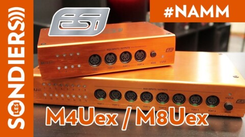 [NAMM 2018] ESI M4Uex / M8Uex 8 and 16 PORTS MIDI INTERFACES [VOSTFR]