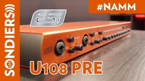 [NAMM 2018] ESI U108 PRE – 10 Preamps USB 2.0 Audio Interface