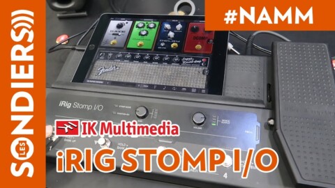 [NAMM 2018] IK MULTIMEDIA IRIG STOMP I/O : Pedalboard for Amplitube