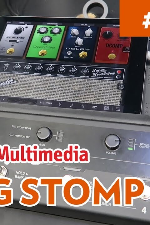 [NAMM 2018] IK MULTIMEDIA IRIG STOMP I/O : Pedalboard for Amplitube