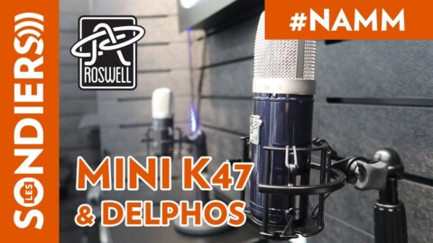 [NAMM2018] ROSWELL MINI K47 & DELPHOS – Low noise studio microphones with vintage capsules