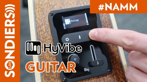 [NAMM 2018] HYVIBE : LA SMART GUITARE ENCEINTE BLUETOOTH