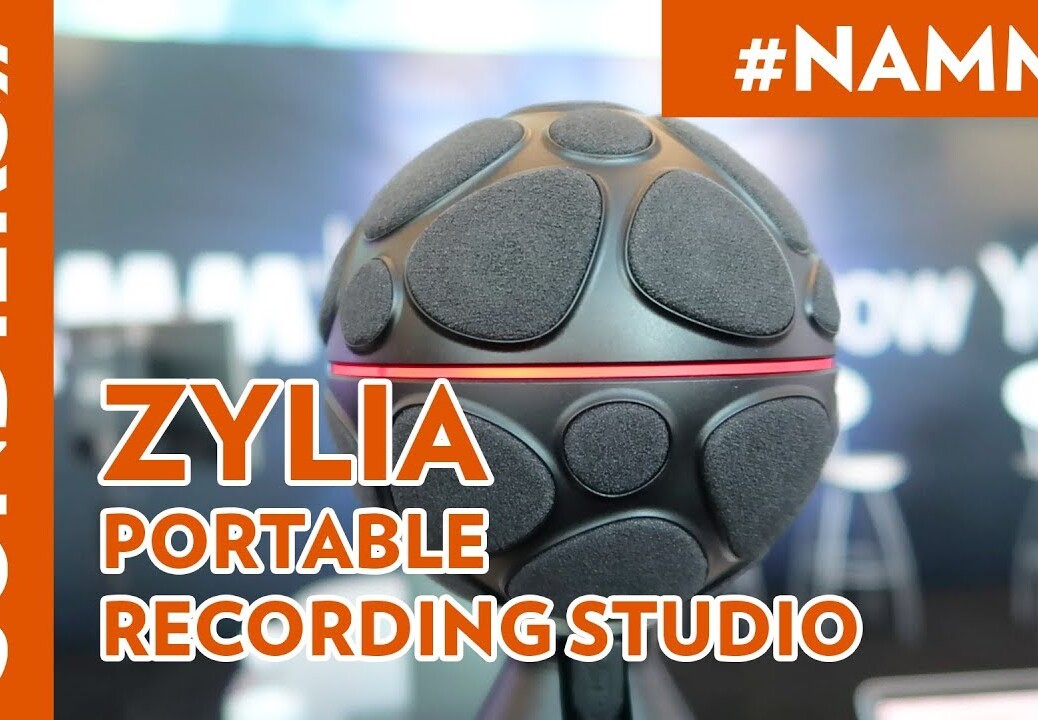 [NAMM 2018] ZYLIA PORTABLE RECORDING STUDIO MICROPHONE + vst plugin [VOSTFR]