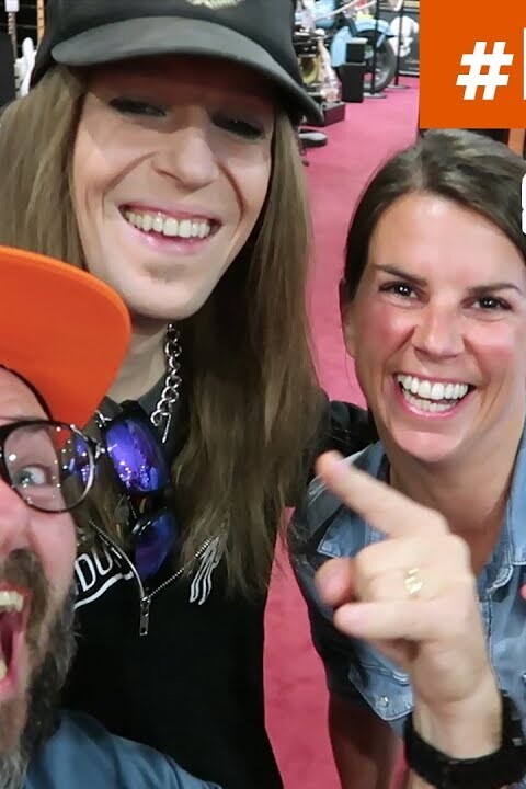 REPORTAGE : UNE APRES MIDI CHEZ MICHENAUD featuring ALEXI LAIHO Children Of Bodom 2017 (ESP guitars)