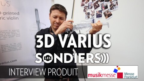 [MUSIKMESSE 2017] [FR] Le violon électrique imprimé en 3D – 3D VARIUS