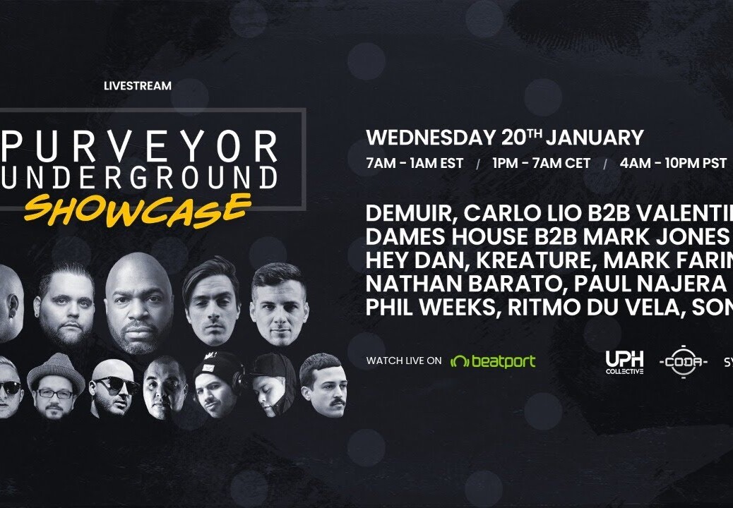 Carlo Lio B2B Valentino – The Junkies DJ set – Purveyor Underground Label Showcase | @Beatport Live